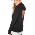 Santa cruz "santa cruz classic dot hoodie noir"