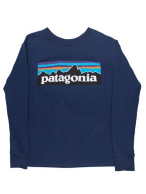 Patagonia "patagonia graphic organic long sleeve t-shirt bleu"
