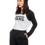 Vans "vans flying v raglan long sleeve t-shirt blanc"