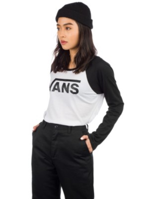 Vans "vans flying v raglan long sleeve t-shirt blanc"