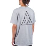 Huf "huf essentials tt t-shirt gris"