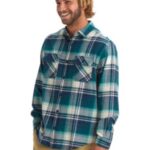 Burton "burton brighton flannel shirt bleu"