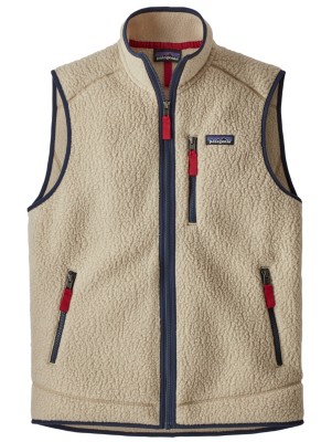 Patagonia "patagonia retro pile fleece vest blanc"