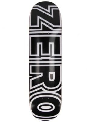 Zero "zero bold black 8.25"" skateboard deck noir"