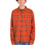 Patagonia "patagonia lw fjord flannel shirt orange"