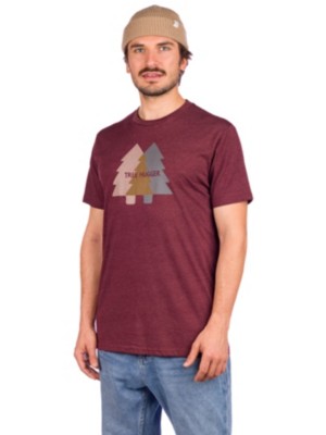 Tentree "tentree tree hugger classic t-shirt rouge"