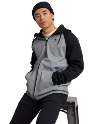 Burton "burton crown weatherproof zip hoodie gris"
