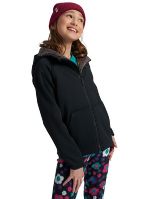 Burton "burton crown weatherproof sherpa zip hoodie noir"