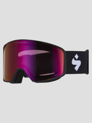 Sweet protection "sweet protection boondock rig reflect matte black/black goggle noir"