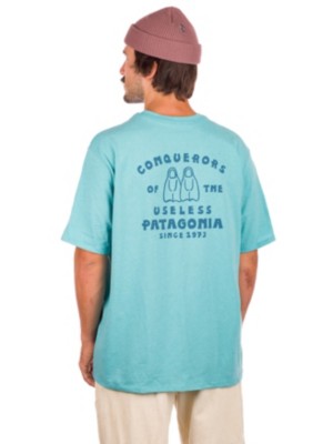 Patagonia "patagonia c.o.t.u. fins pocket responsibili t-shirt bleu"