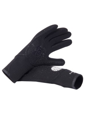 Rip curl "rip curl flashbomb 3/2 5 finger gloves noir"