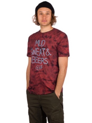 Fox "fox down n' dirty t-shirt rouge"