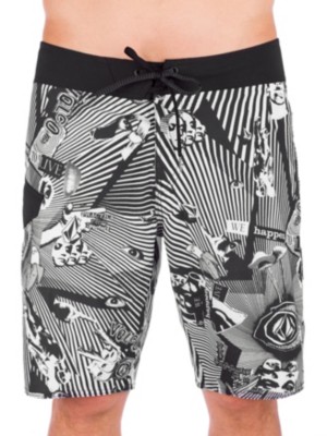 Volcom "volcom mod lido print 20"" boardshorts noir"