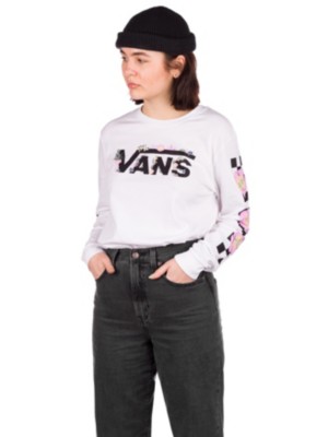 Vans "vans troppy v long sleeve t-shirt blanc"