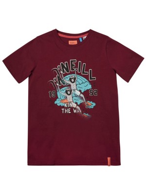 O'neill "o'neill king of waves t-shirt rouge"