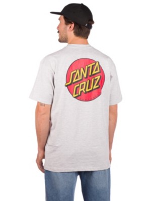 Santa cruz "santa cruz classic dot chest t-shirt gris"