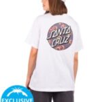 Santa cruz "santa cruz bt poppy infill t-shirt blanc"