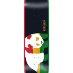Enjoi "enjoi rasta veneer r7"" 8.375"" skateboard deck à motifs"