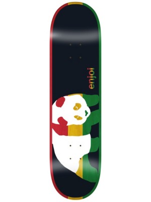 Enjoi "enjoi rasta veneer r7"" 8.375"" skateboard deck à motifs"