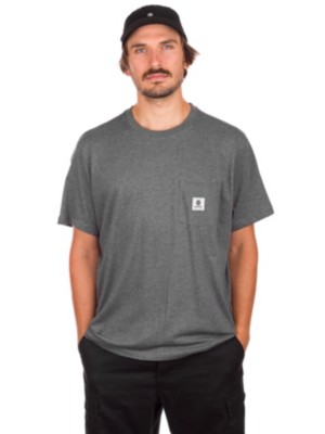 Element "element basic pocket label t-shirt gris"