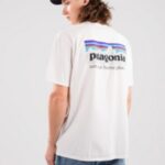 Patagonia "patagonia p-6 mission organic t-shirt blanc"