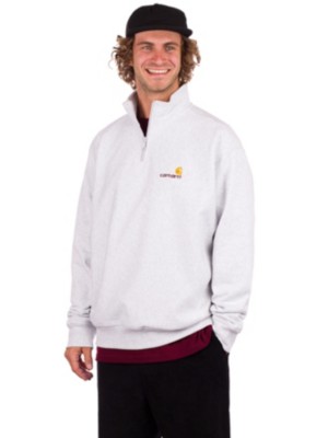 Carhartt wip "carhartt wip american script zip hoodie gris"