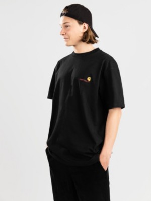 Carhartt wip "carhartt wip american script t-shirt noir"