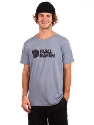 Fjällräven "fjällräven logo t-shirt bleu"