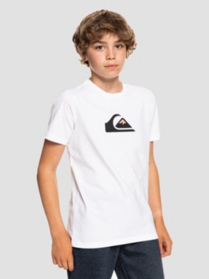 Quiksilver "quiksilver comp logo t-shirt blanc"
