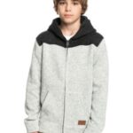 Quiksilver "quiksilver kelblo zip hoodie gris"
