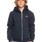 Quiksilver "quiksilver best wave sherpa zip hoodie bleu"