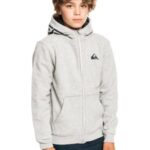Quiksilver "quiksilver best wave sherpa zip hoodie gris"
