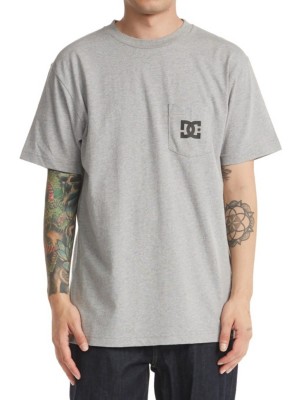 Dc "dc star pocket t-shirt gris"