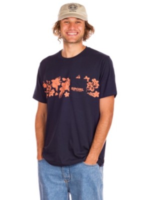 Rip curl "rip curl the poucher t-shirt bleu"