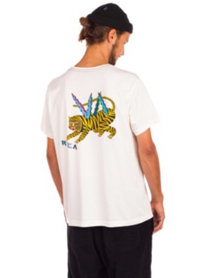 Rvca "rvca ml tiger t-shirt blanc"