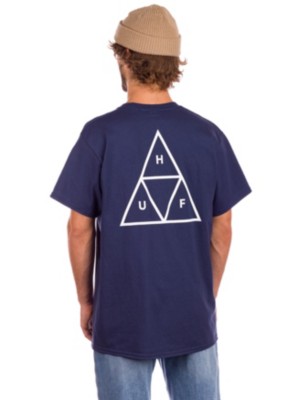 Huf "huf essentials tt t-shirt bleu"