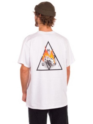 Huf "huf hot dice tt t-shirt blanc"