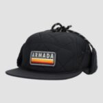 Armada "armada seven panel quilted cap noir"