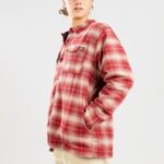 Dickies "dickies pedro bay shacket shirt rouge"