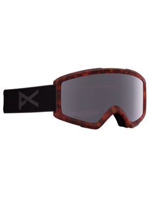 Anon "anon helix 2 tort (+bonus lens) goggle marron"