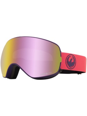 Dragon "dragon x2s fade pink (+bonus lens) goggle rose"