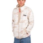 Columbia "columbia field roc backbowl zip hoodie blanc"
