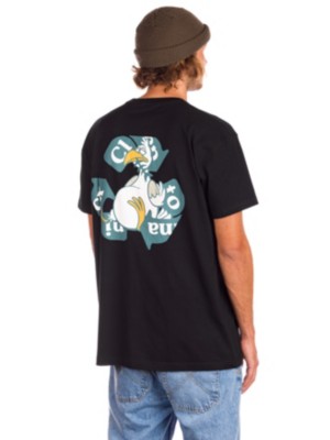 Cleptomanicx "cleptomanicx recycle t-shirt noir"
