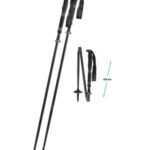 Komperdell "komperdell telescopic poles 21crbn fxp4 expedition vari 120-140mm te noir"