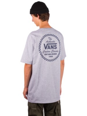 Vans "vans custom classic t-shirt gris"