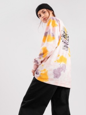 Vans "vans mascy grunge wash bf long sleeve t-shirt tiedye"