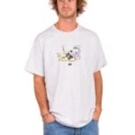Huf "huf steven harrington mouse t-shirt gris"