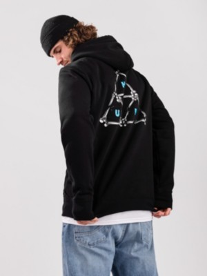 Huf "huf broken bones tt hoodie noir"