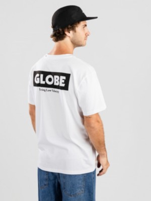 Globe "globe living low velocity t-shirt blanc"