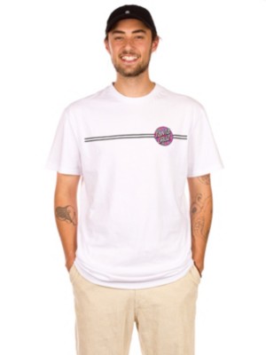 Santa cruz "santa cruz bt og classic spill dot t-shirt blanc"